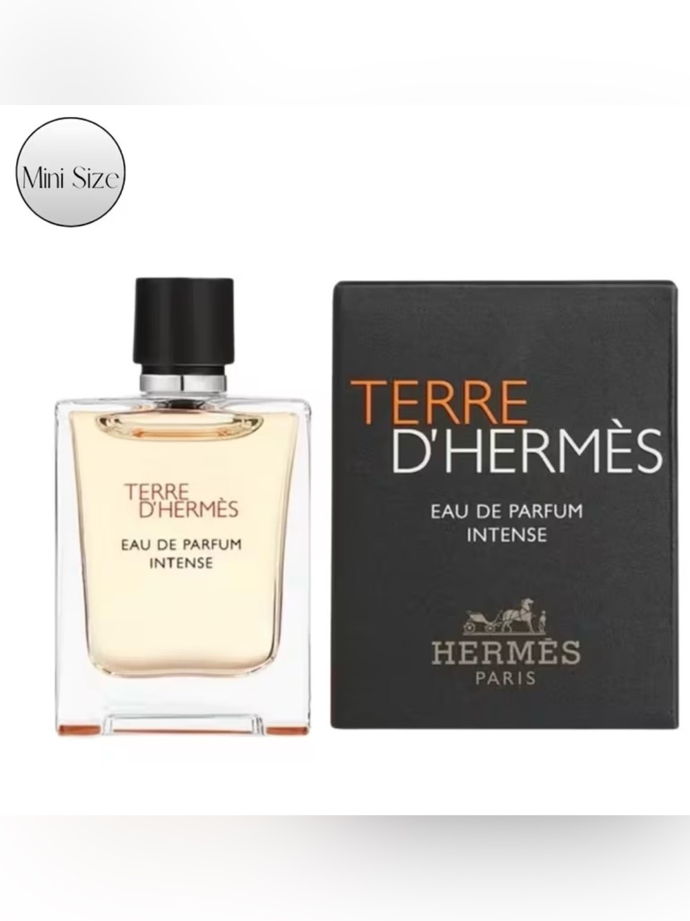 Terre D'Hermes by Hermes Mini .16 oz EDP Intense-New 5ml
